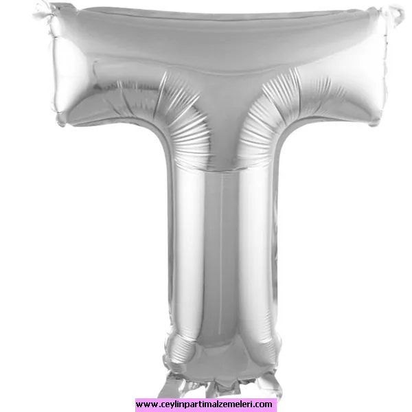 T Gümüş Folyo Balon